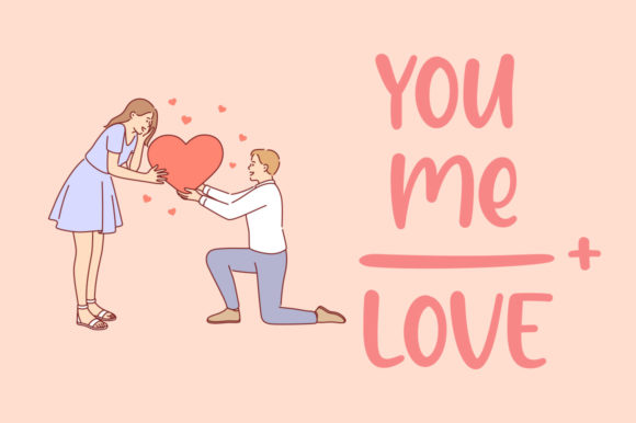 Choose Love Font PNG with transparent background - Preview 1