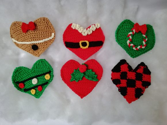 Christmas Heart Ornaments