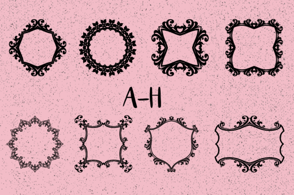 Frames Creator 4.0 Font PNG with transparent background - Preview 1
