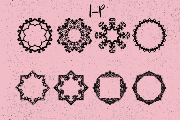 Frames Creator 4.0 Font PNG with transparent background - Preview 2