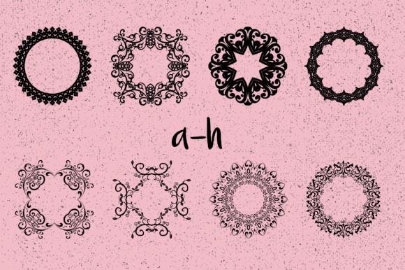 Frames Creator 4.0 Font PNG with transparent background - Preview 5
