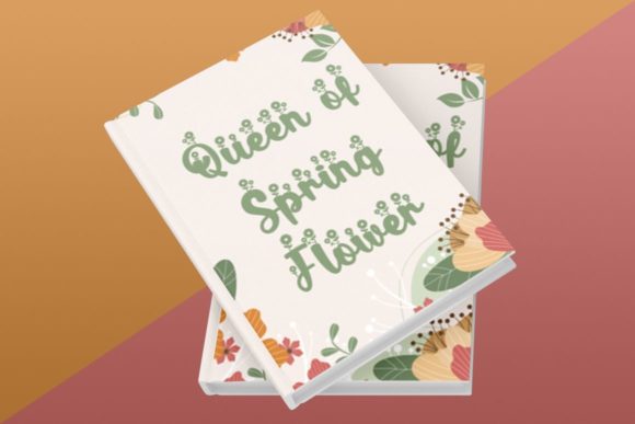 Fresh Spring Font PNG with transparent background - Preview 1