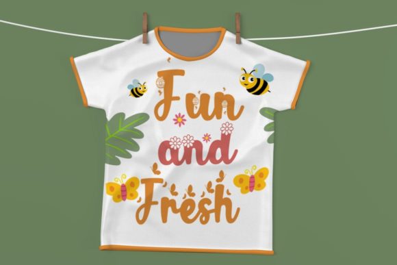 Fresh Spring Font PNG with transparent background - Preview 2