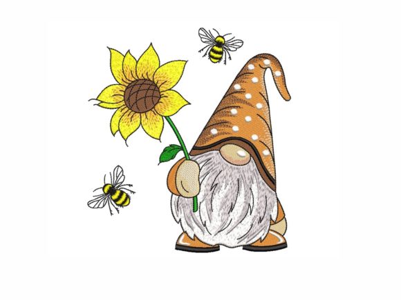 Gnome with a Sunflower