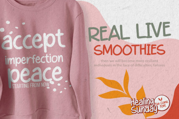 Healing Sunday Font - Preview 5