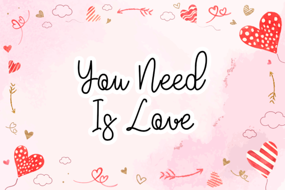 Imanalea Font PNG with transparent background - Preview 3