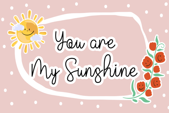 Imanalea Font PNG with transparent background - Preview 4