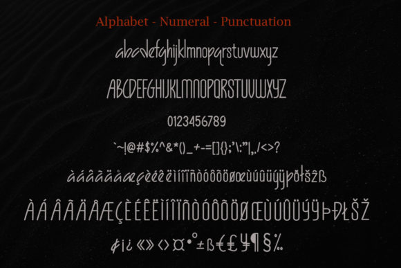 Little Flamingo Font PNG with transparent background - Preview 1
