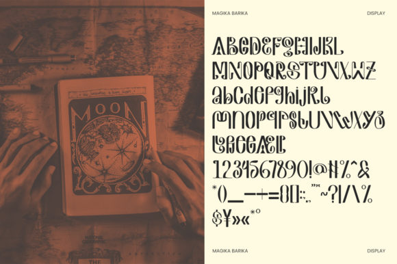 Magika Barika Font font preview - 2
