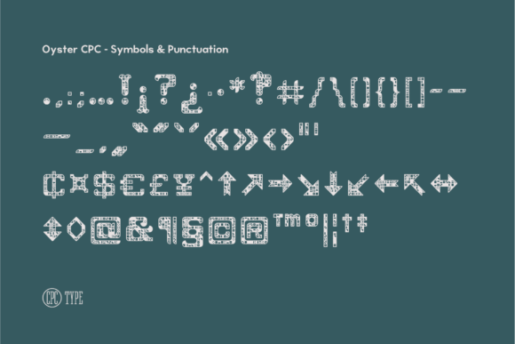 Oyster CPC Font PNG with transparent background - Preview 4