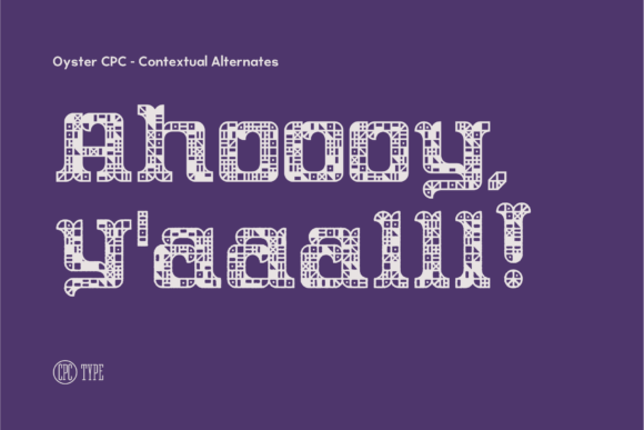 Oyster CPC Font PNG with transparent background - Preview 5