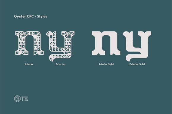 Oyster CPC Font PNG with transparent background - Preview 6