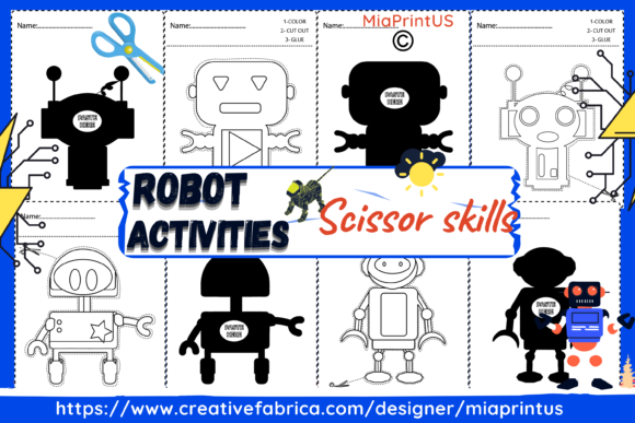 Robot Scissor Skills Cut and Paste cover