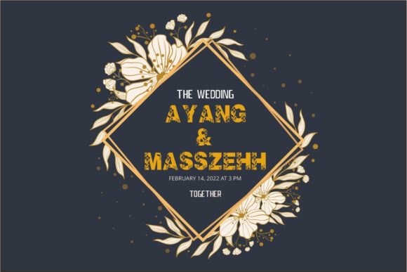Shaped Flower Font PNG with transparent background - Preview 2