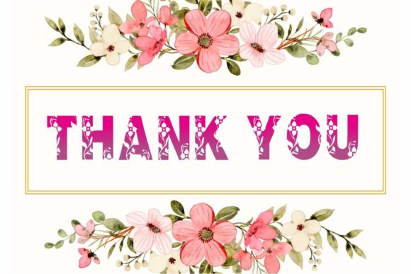Shaped Flower Font PNG with transparent background - Preview 4