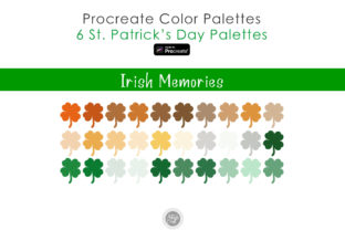 St Patricks Day Color Palette Procreate Graphic by Artisan Craft SVG ...