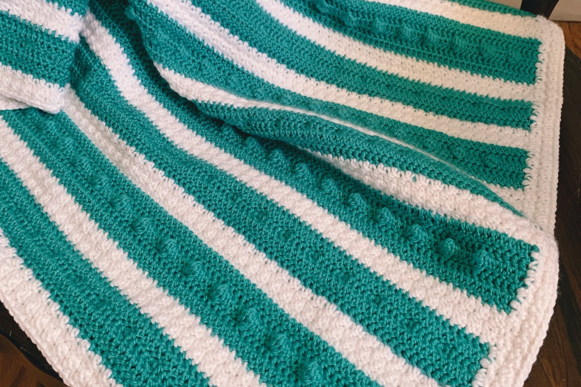The Double Trouble Bobble Baby Blanket
