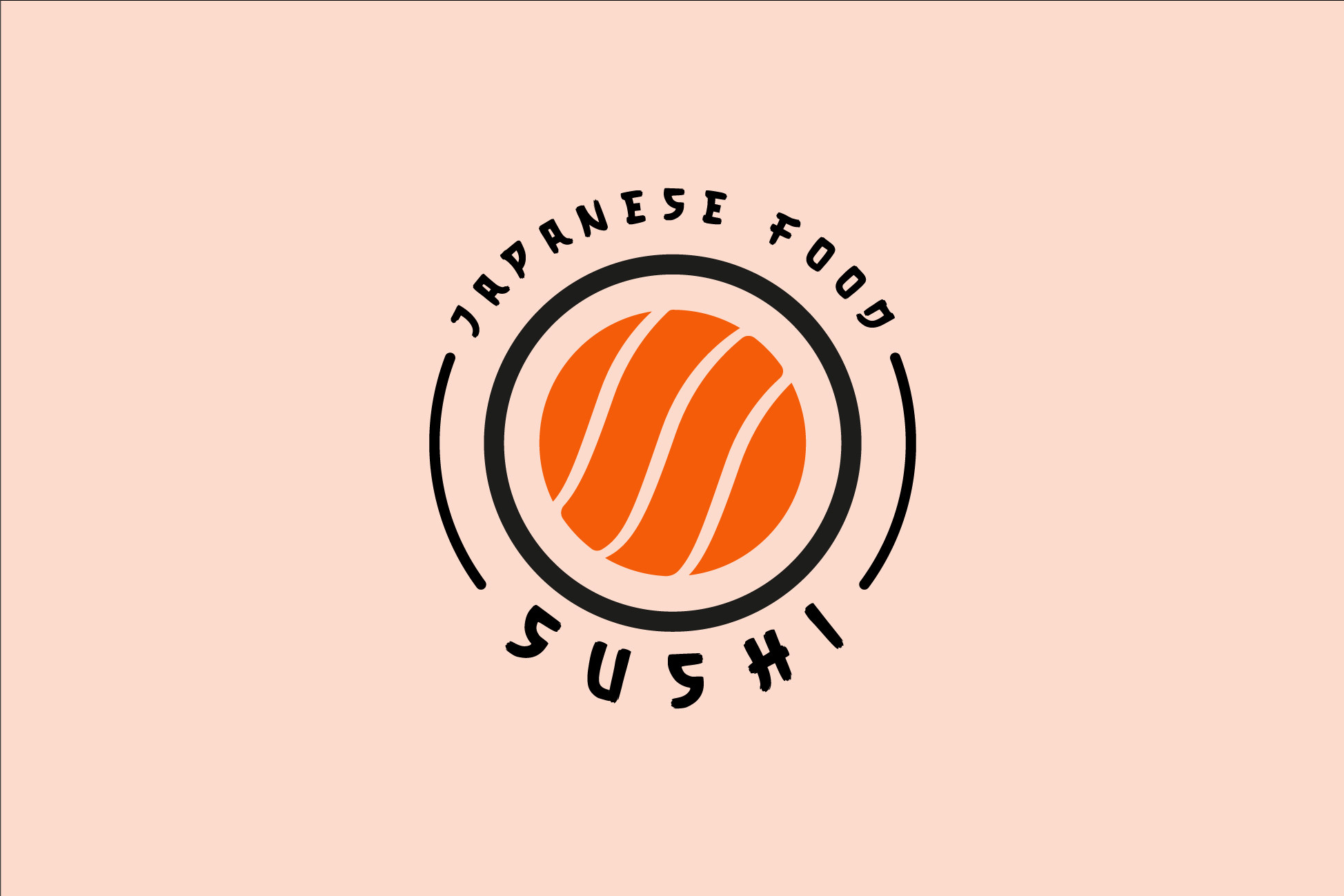 Sushi Logo Vector Illustration Template
