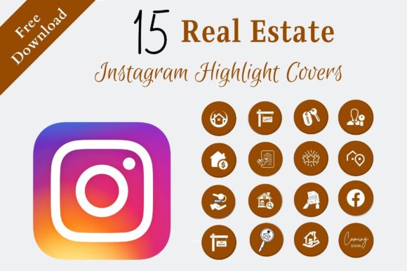 15 Brown - Instagram Highlights Realtor - Digital