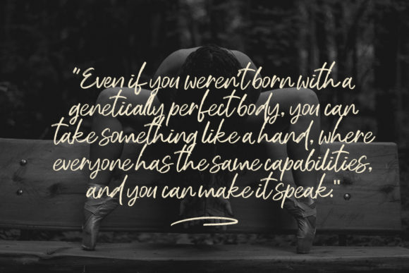Backhand Font - Preview 3