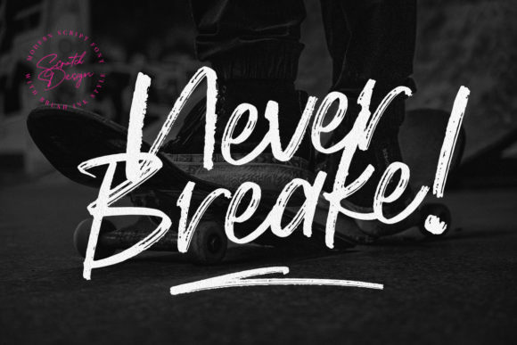Backhand Font - Preview 4