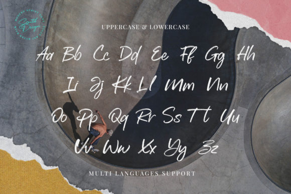 Backhand Font - Preview 5