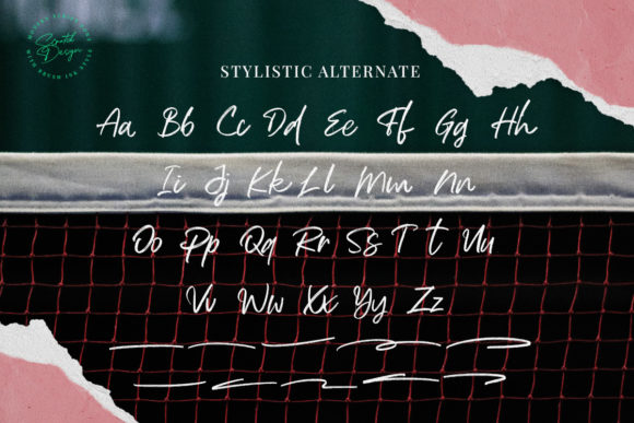 Backhand Font - Preview 6