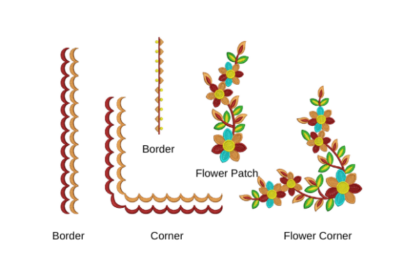 Border Corner Flower Patch