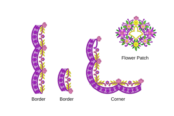 Border Corner Flower Patch