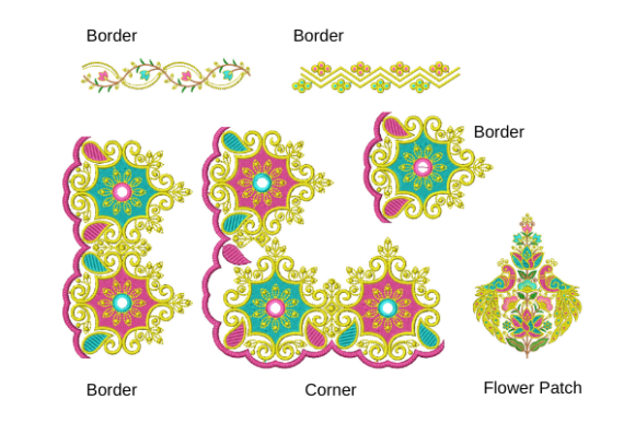 Border Corner Flower Patch