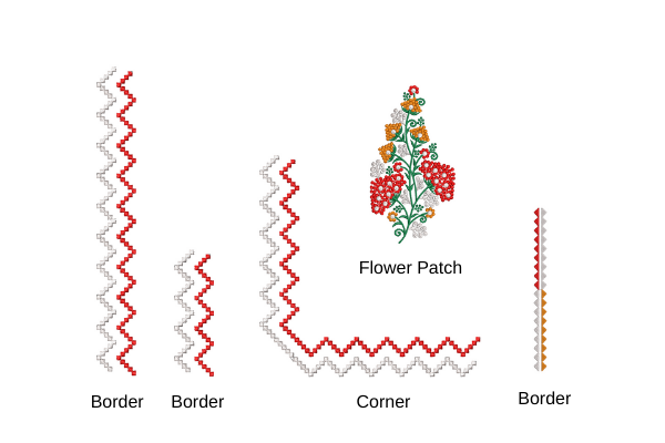 Border Corner Flower Patch