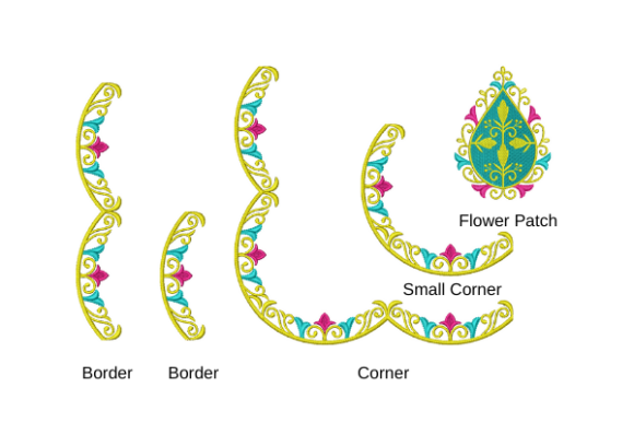 Border Corner Flower Patch