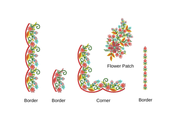 Border Corner Flower Patch