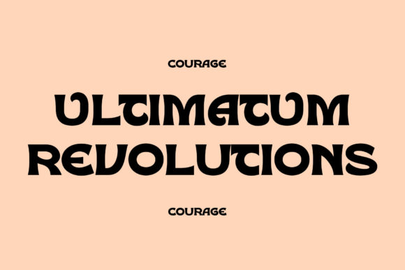 Courage Font - Preview 4
