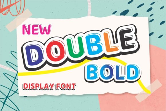 Double Bold Font by fana studio · Creative Fabrica font preview