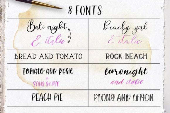 Handlettering Fonts Collection Font - Preview 1