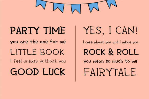 Hu Kinderland Font - Preview 3