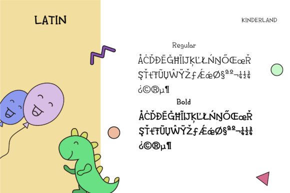 Hu Kinderland Font - Preview 4
