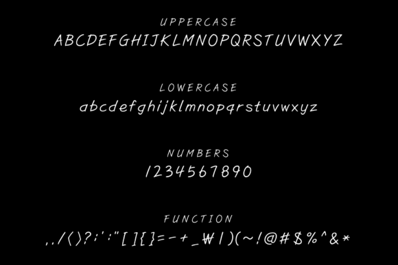 Hu Mois Font PNG with transparent background - Preview 2