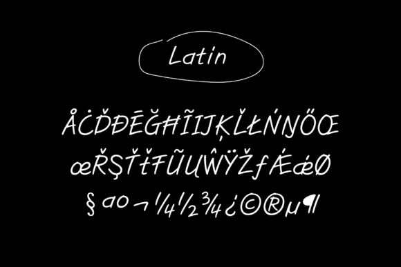 Hu Mois Font PNG with transparent background - Preview 6
