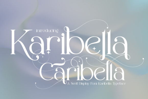 Karibella Font PNG with transparent background - Preview 1