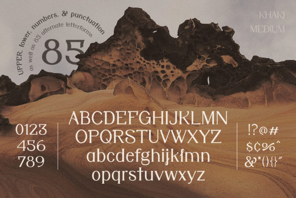 Khaki Font - Preview 2