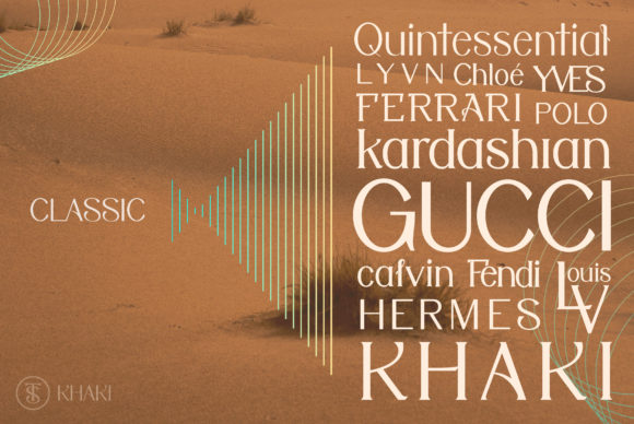 Khaki Font - Preview 5