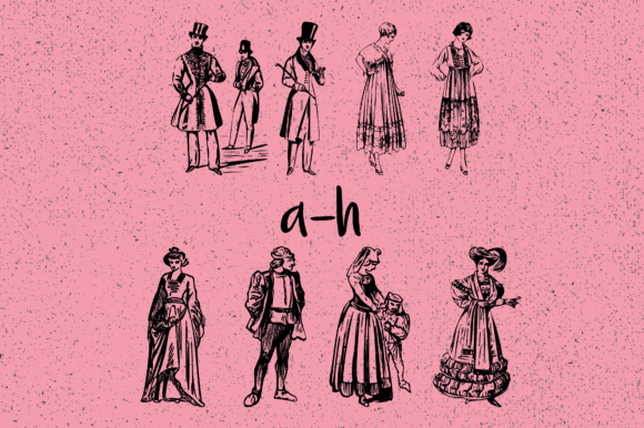 Ladies & Gentlemen Font PNG with transparent background - Preview 5