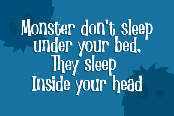 Little Monster Font PNG with transparent background - Preview 1