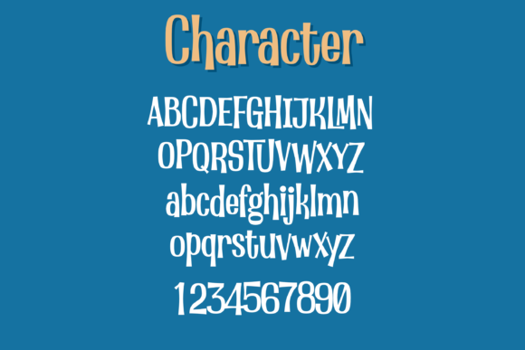 Little Monster Font PNG with transparent background - Preview 2
