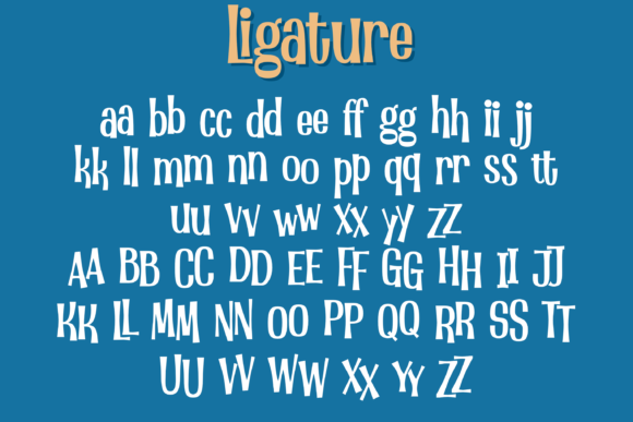Little Monster Font PNG with transparent background - Preview 4
