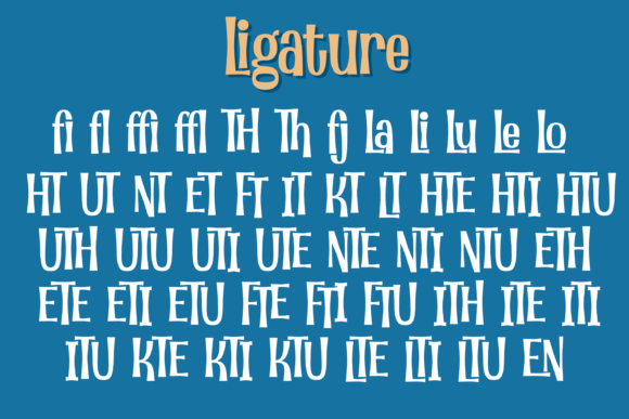 Little Monster Font PNG with transparent background - Preview 5
