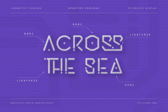Loomattic Font PNG with transparent background - Preview 4