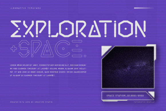 Loomattic Font PNG with transparent background - Preview 6